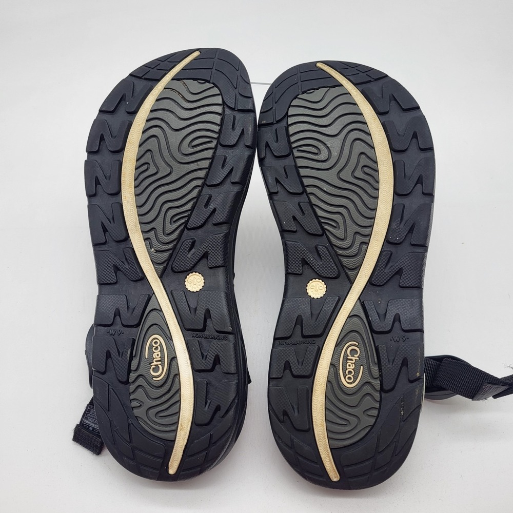Chaco Z Cloud X/2 Outdoor Hiking Water Sandals White & Black Size 9 - Picture 12 of 16